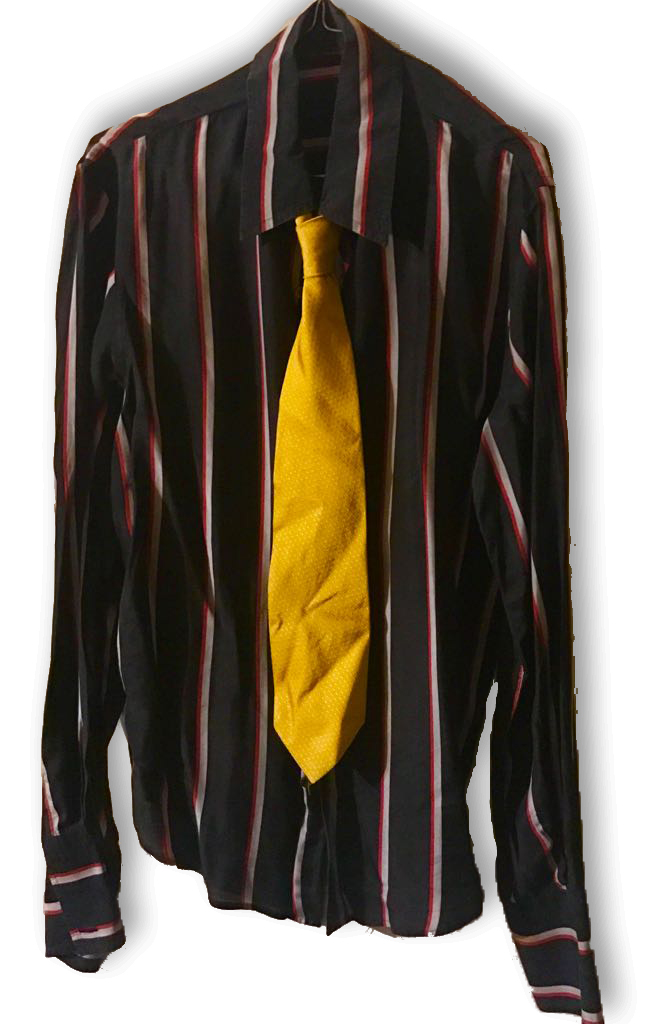 Camicia e cravatta di Morgan indossata a Sanremo 2001